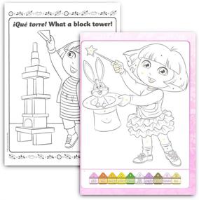 img 2 attached to Dora Explorer Coloring Stickers Supplies