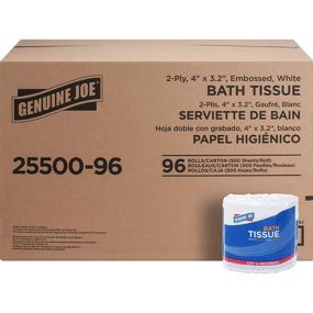 img 3 attached to 🧻 GJO2550096 Genuine Joe 2-ply Bath Tissue Rolls - Standard Quality