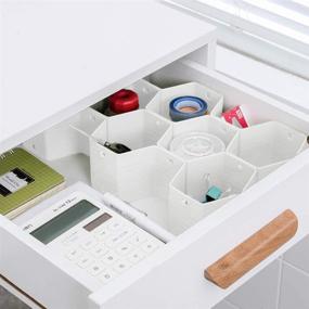 img 1 attached to 🗄️ Dalanpa Honeycomb Drawer Divider Organizer and Separator