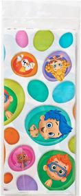 img 2 attached to 🎉 Погрузитесь в веселье с пластиковым скатертью Bubble Guppies: 54 дюйма х 96 дюймов!