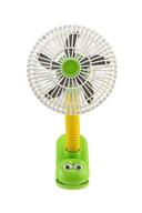 o2cool 4-inch clip-on stroller fan - battery operated, mobile, outdoor fan for stroller accessories logo