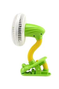 img 3 attached to O2COOL 4-inch Clip-on Stroller Fan - Battery Operated, Mobile, Outdoor Fan for Stroller Accessories