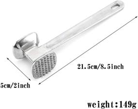 img 3 attached to 🔨 Efficient Egsyh Meat Tenderizer Hammer for Perfectly Tender Steaks, Pork Chops, and More!