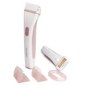 img 4 attached to 🪒 iMusthav DermaRazor - Ultimate Body Hair Remover for Women: Electric Razor with Dermaplane, Exfoliate & Remove Unwanted Hair Stubble in One Go! USB Rechargeable, 18K Gold Plated Blade - Achieve Perfectly Smooth Skin