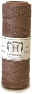 🧶 hemp cord spool - 10# light brown - 205 feet logo