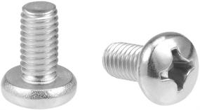 img 3 attached to Uxcell M6X12Mm Phillips Stainless Fasteners