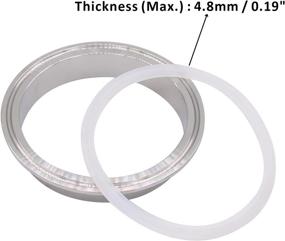 img 2 attached to Dernord Silicone Gasket Tri Clover Tri Clamp Hydraulics, Pneumatics & Plumbing and Hydraulic Equipment