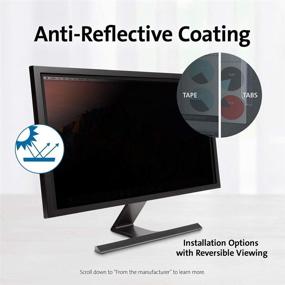 img 3 attached to 🔒 Enhanced Privacy with Kensington FP215W Privacy Screen for 21.5-Inch 16:9 Aspect Ratio Widescreen Monitors (K55797WW)