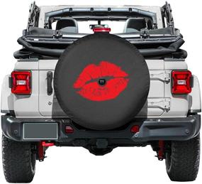 img 1 attached to Чехол для запасного колеса Red Hot Lips Boomerang Soft JL для Jeep Wrangler JL (с камерой заднего вида) - Sport & Sahara (2018-2021)