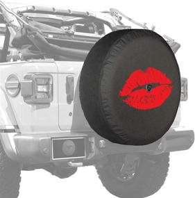 img 2 attached to Чехол для запасного колеса Red Hot Lips Boomerang Soft JL для Jeep Wrangler JL (с камерой заднего вида) - Sport & Sahara (2018-2021)