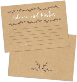 img 4 attached to 🎉 Versatile Set of 50 Advice and Wishes Cards for Special Occasions - Ideal for Weddings, Baby Showers, Graduations, Retirements, Anniversaries, and More!