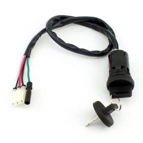 img 1 attached to 🔑 QAZAKY ATV Ignition Key Switch Compatible with TRX200/TRX200D 1991-1997, TRX250 1997-2001, TRX250EX 2001-2008, TRX250TE/TRX250TM 2002-2017, TRX250X/TRX400EX FourTrax Recon Sportrax 200 250 400 TRX