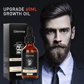 img 1 attached to 🧔 Ultimate Beard Growth Kit: Derma Roller with Beard Growth Oil Serum for Men - Enhanced Facial Hair Growth Solution with Titanium Microneedle + Balm Wax + Comb. Perfect Gift for Men