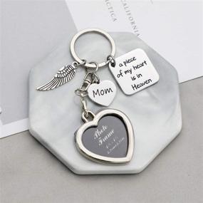 img 1 attached to G Ahora Memorial Keychain Piece Heaven Boys' Jewelry