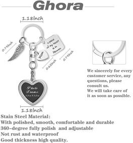 img 3 attached to G Ahora Memorial Keychain Piece Heaven Boys' Jewelry