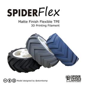 img 1 attached to 🕷️ SpiderMaker SpiderFlex" - Enhanced Flexible Printing Filament