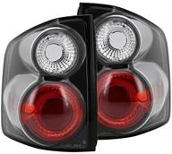 🚗 фонарные задние светильники spec-d tuning черного корпуса с прозрачными линзами для chevy s10 gmc sonoma isuzu hombre 1994-2004 - комплект левого+правого заднего фонаря логотип