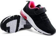 👟 jabasic lightweight cushion athletic sneakers: comfortable girls' shoes for active sports logo