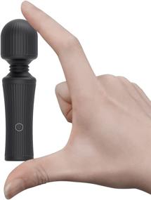 img 4 attached to Ultimate Mini Wand Massager: High-Powered Handheld Personal Massager for Targeted Muscle Relief, 10 Vibration Modes & Waterproof Design - Perfect for Sports Recovery and Muscle Aches