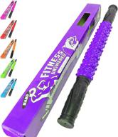 💪 experience ultimate muscle relief with fitness answered muscle stick elite hard massage roller in purple logo