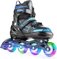 🛼 hikole inline skate with light up wheels for kids, teens, and adults - adjustable blades roller skates for indoor and outdoor use logo