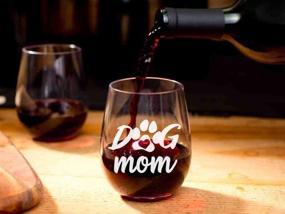 img 1 attached to Stemless Lovers Unbreakable Plastic Dishwasher Kitchen & Dining for Wine Accessories