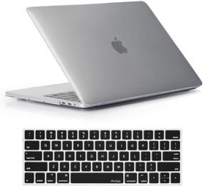 img 4 attached to 🔍 ProCase MacBook Pro 15 Case 2019 2018 2017 2016 Release A1990/A1707, Hard Case Shell Cover and Keyboard Cover for MacBook Pro 15-inch with Touch Bar & Touch ID – Crystal Solution: "ProCase MacBook Pro 15 Case 2019-2016 Release A1990/A1707 with Touch Bar & Touch ID, Crystal - Hard Case Shell Cover and Keyboard Cover for MacBook Pro 15-inch (2019/2018/2017/2016)