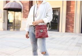 img 3 attached to MKF Crossbody Bag for Women - 👜 Adjustable Women's Handbags & Wallets in Crossbody Bags