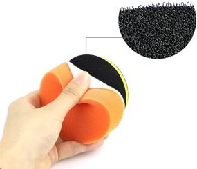 img 1 attached to Coceca 26pcs Car Foam Drill Polishing Pad Kit for Car Sanding, Polishing, Waxing, Sealing Glaze - 3 Inch Buffing Sponge Pads Kit