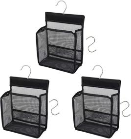 img 4 attached to 🚿 Convenient Hanging Mesh Shower Caddy College with Hooks - Ideal Bath Baskets Organizer Storage for Dorm Rooms, Gym, Swimming and Travel