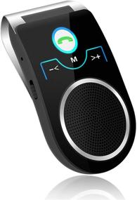 img 4 attached to 🚗 Aigital Bluetooth 5.0 Car Speaker Wireless In-Car Speakerphone Visor-Clip Bluetooth Handsfree Adapter for Safe Driving with Enhanced HiFi Music and Crystal-Clear Hands-Free Calls
