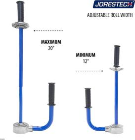 img 2 attached to 🔧 Compact and Versatile: JORESTECH Portable Two Handed Stretch Dispenser - Efficient Handling for All Stretch Film Applications