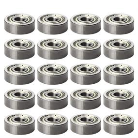 img 4 attached to Othmro Bearings 4X12X4Mm Galvanized Shielded