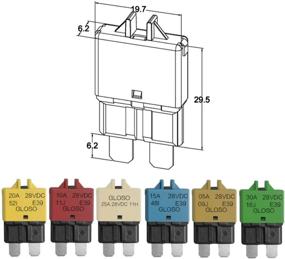 img 1 attached to RKURCK 12V 28V Profile Circuit Breaker Replacement Parts