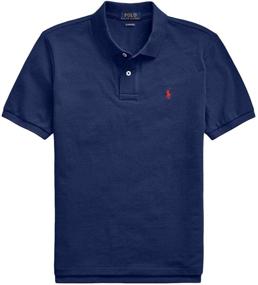 img 4 attached to 👕 Premium Polo Ralph Lauren Boys Classic Fit Mesh Polo Shirt for Effortless Style