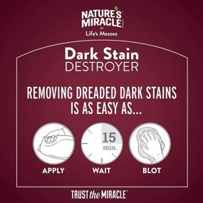 img 1 attached to Уничтожитель пятен Nature's Miracle Dark объемом 128 жидких унций: идеальное решение для беспорядков в жизни