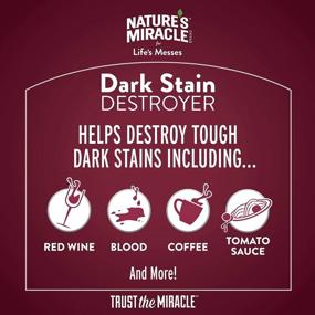 img 2 attached to Уничтожитель пятен Nature's Miracle Dark объемом 128 жидких унций: идеальное решение для беспорядков в жизни