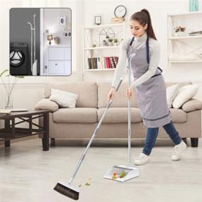 img 1 attached to 🧹 Serdary 52" Magnetic Broom and Dustpan Set: Efficient Cleaning for Home, Office, and More!