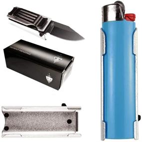 img 4 attached to 🔧 Multi-Tool Lighter Holder: Folding Pocket Knife for BIC Lighter (Lighter Not Included)