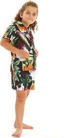 img 2 attached to Hawaii Hangover Aloha Cabana Cereus Boys' Clothing via Clothing Sets