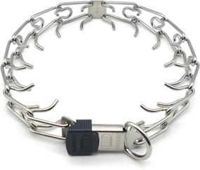 img 3 attached to 🐶 Herm Sprenger Stainless Steel Prong Dog Collar: ClicLock Buckle | For Small, Medium & Large Dogs | Ultra-Plus Training Pinch Collar with Quick Release | German-Made (23in x 3.2mm)