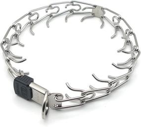 img 2 attached to 🐶 Herm Sprenger Stainless Steel Prong Dog Collar: ClicLock Buckle | For Small, Medium & Large Dogs | Ultra-Plus Training Pinch Collar with Quick Release | German-Made (23in x 3.2mm)