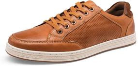 img 4 attached to JOUSEN Leather Classic Casual Oxford Men's Shoes and Fashion Sneakers