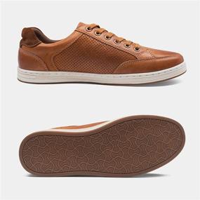 img 3 attached to JOUSEN Leather Classic Casual Oxford Men's Shoes and Fashion Sneakers