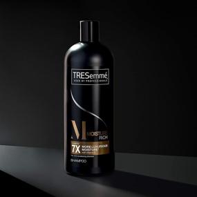 img 1 attached to TRESemmé Salon-Quality Moisture Rich Shampoo for Dry Hair - Enhanced with Vitamin E, Biotin, and 28 oz x 3 bottles