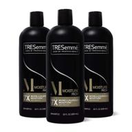 tresemmé salon-quality moisture rich shampoo for dry hair - enhanced with vitamin e, biotin, and 28 oz x 3 bottles logo