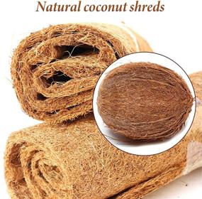 img 2 attached to Versatile Hamiledyi Reptile Carpet Mat: The Ultimate Coconut Fiber Substrate for a Variety of Reptiles - Bearded Dragon, Snake, Gecko, Turtle, Chameleon, and Iguana