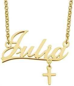 img 3 attached to 💎 CLY Jewelry: Personalized Necklace for Girls - Customizable Jewelry for Necklaces & Pendants