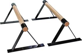 img 4 attached to Parallettes Gymnastics Bars Black Length