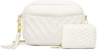 👜 stylish crossbody quilted designer shoulder handbags for women - handbags & wallets combo logo